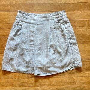 Dazy powder blue striped lined skorts size medium M b24